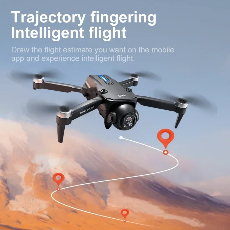 Lenovo D18 Drone 8K Aerial HD Dual Camera Photography Intelligent Obstacle Avoidance Brushless Motor 5G WIFI GPS Return VR Drone