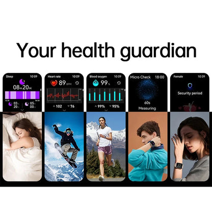 2025 New LED Women AI Smart Diagnosis Smart Watch HRV+PPG Blood Pressure Blood oxygen Health monitor IP68 NFC Smartwatches ﻿