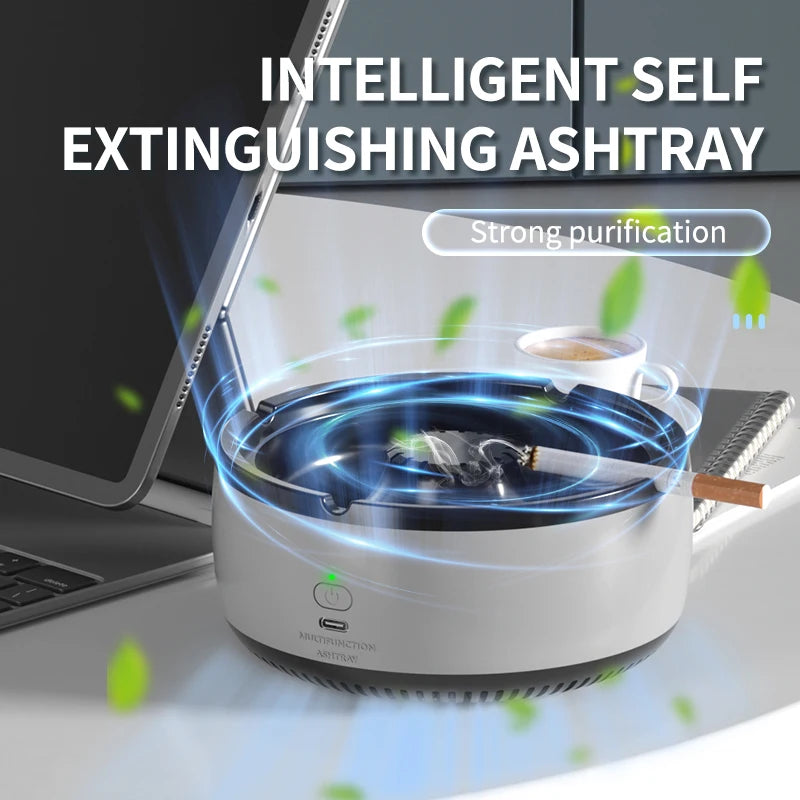 Xiaomi Youpin Air Purifier Ashtray Rechargeable Car Smoking Tank To Remove Second Hand Smoke Odor Sterile Filtration Home New Mi - AMULET RING STORE