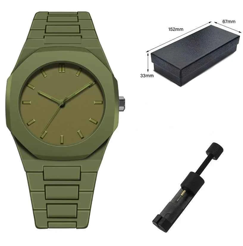 UTHAI Men's and Women's Watch Casual Simple Waterproof Silicone Wristband Fashionable And Versatile Quartz Watch watches for man