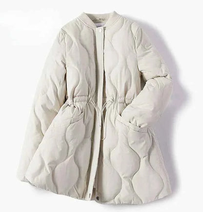 Quilted Padded Overcoat Female Coats Black Duck Down Women's Jacket Thick Padding Long Winter Promotion Offers Elegant Classy In