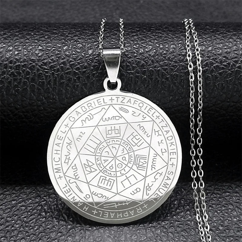 Seal of Seven Archangels and Solomon pendant