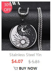 Seven Archangels Amulet Stainless Steel Necklaces Men