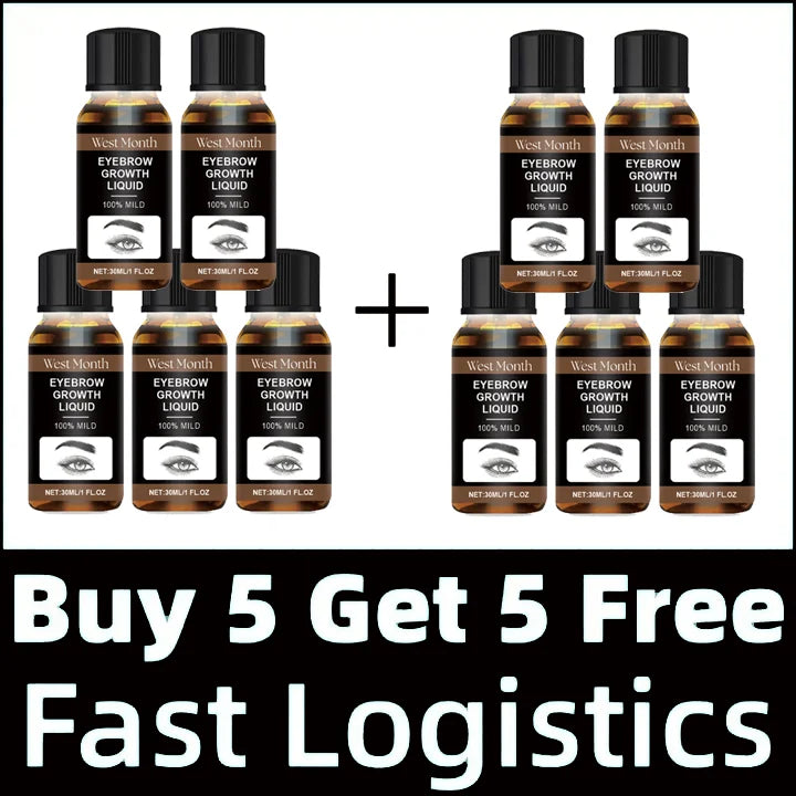 Eyebrow growth serum fast growing eyelash prevent hair loss damaged treatment thick dense eyes makeup care products - AMULET RING STORE