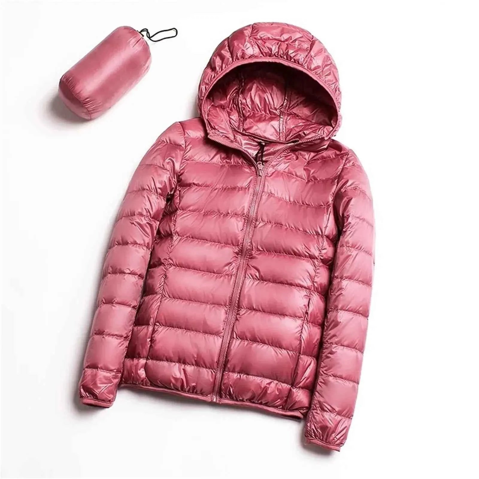 Women's Puffer Coat Winter Hooded 2023 Fashion Glossy Waterproof Loose Thicken Warm Down Cotton Jacket Outwear S-3XL