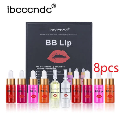 BB Lips Ampoule Serum Starter Set Semi-Permanent BB Lip Gloss Tinted Pigment Lasting Moisturizing For Lip Care Korea Glow - AMULET RING STORE