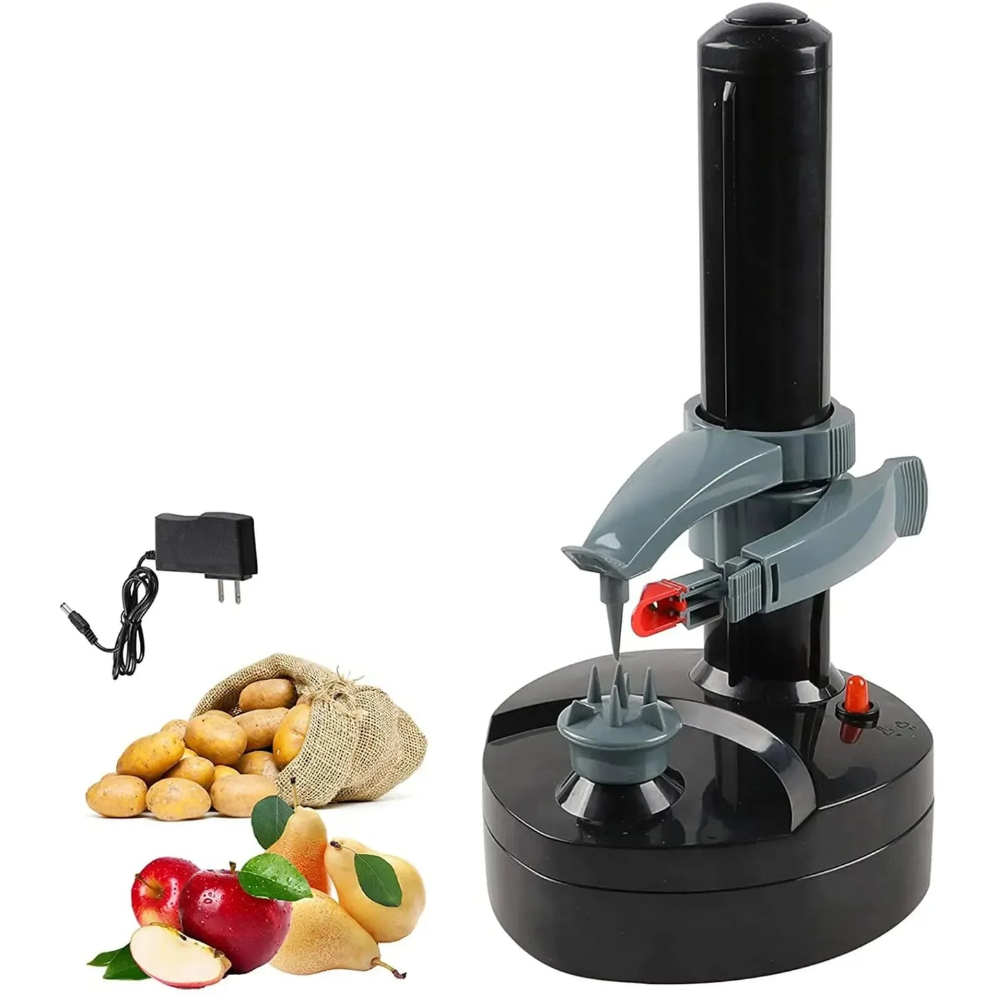 Electric Potato Peelers Automatic Rotating Apple Peeler Potato Peeling Machine Automatic Fruits Vegetables Kitchen Peeling Tool - AMULET RING STORE