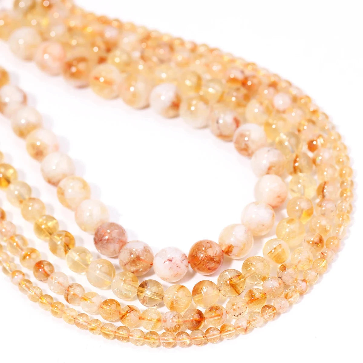 AAA Natural Stone Beads Lapis Lazuli Citrine Green Aventurine Amethyst Jasper Beads For Jewelry Making DIY Bracelet Accessories - AMULET RING STORE