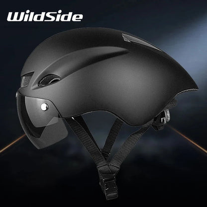 Wildside WINGER II Aero Road Bicycle Helmet Cycling Goggle TT Racing Helmet Bike Sports Safety Helmets Super Helmet Adjustable - AMULET RING STORE