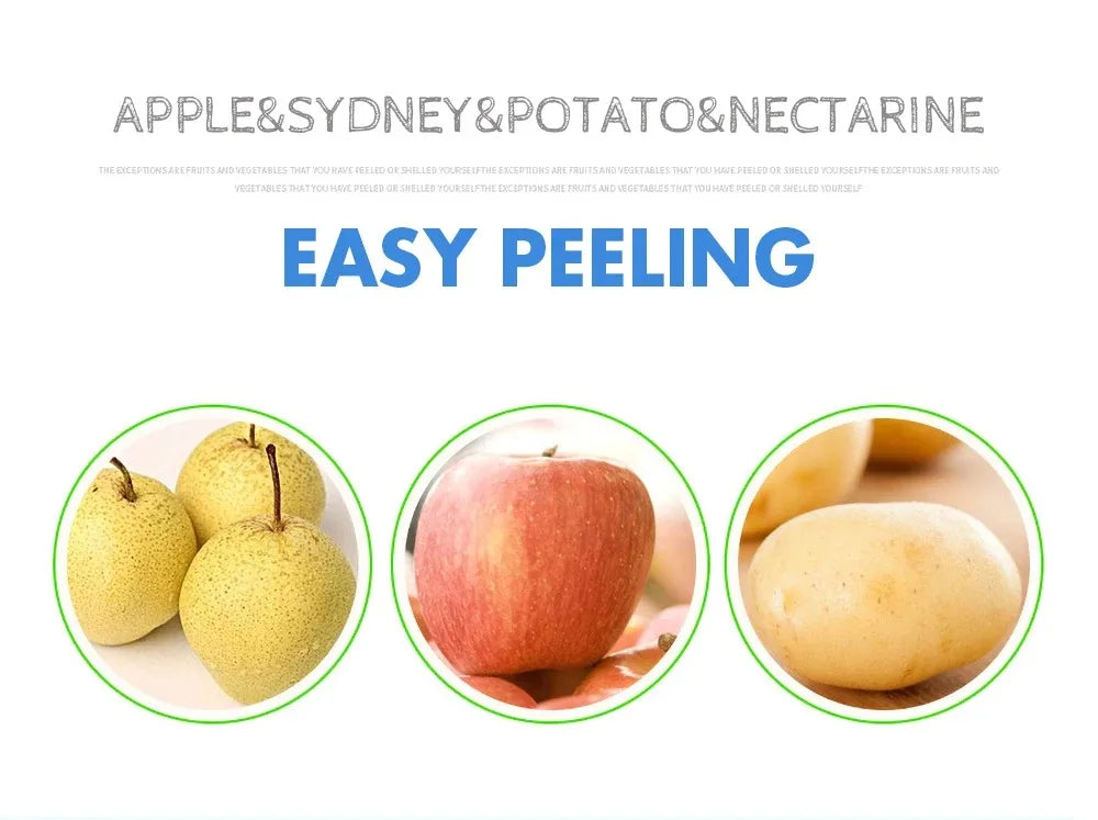 Electric Potato Peelers Automatic Rotating Apple Peeler Potato Peeling Machine Automatic Fruits Vegetables Kitchen Peeling Tool - AMULET RING STORE