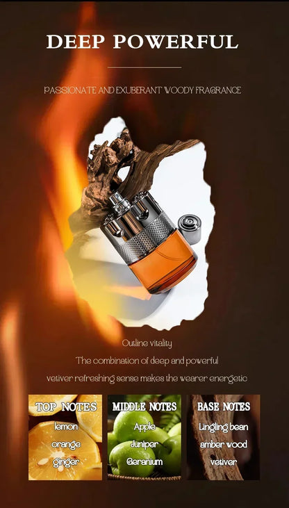 100ml High Quality Men Perfum Long-lasting Woody Men's Cologne Strong Fragrance Perfume Attractive to Women For Date Night Wear