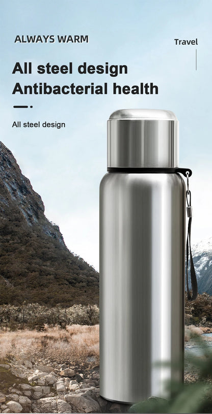 600-1500ml 316 Stainless Steel Thermos Bottle LED Temperature Display Thermal Mug Vacuum Flask Water Bottle For Outdoor Camping - AMULET RING STORE