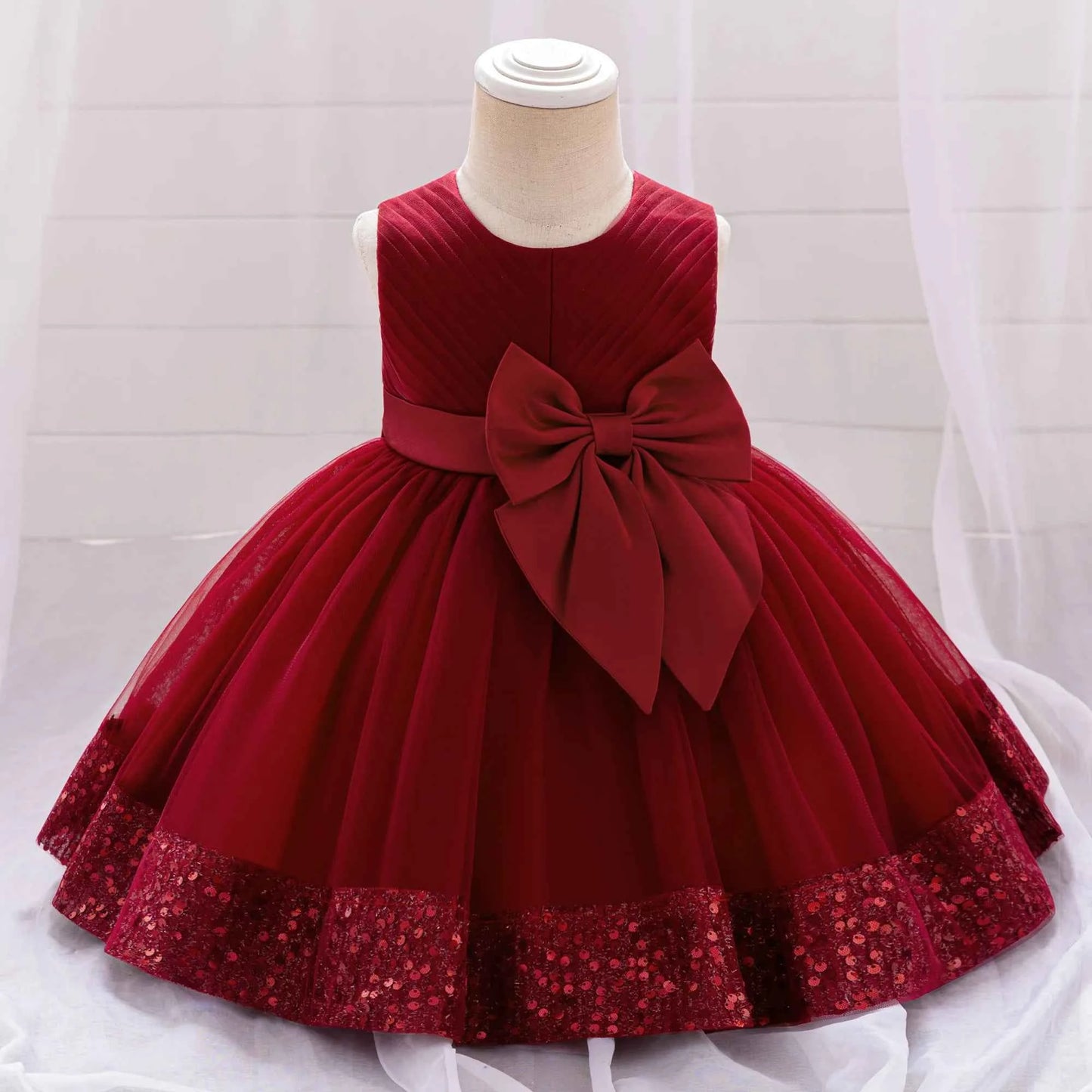 Sparkling flower embroidered gauze baby dress summer new style elegant girls' and children's dresses for girls and babies