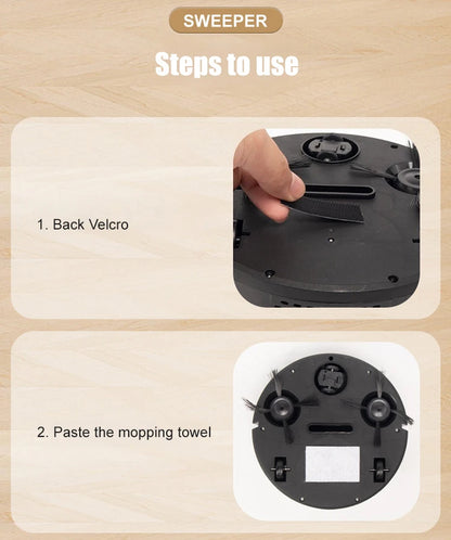 Household Fully Automatic High Suction Intelligent Vacuum Cleaner USB Charging Low-noise Sweeping Robot