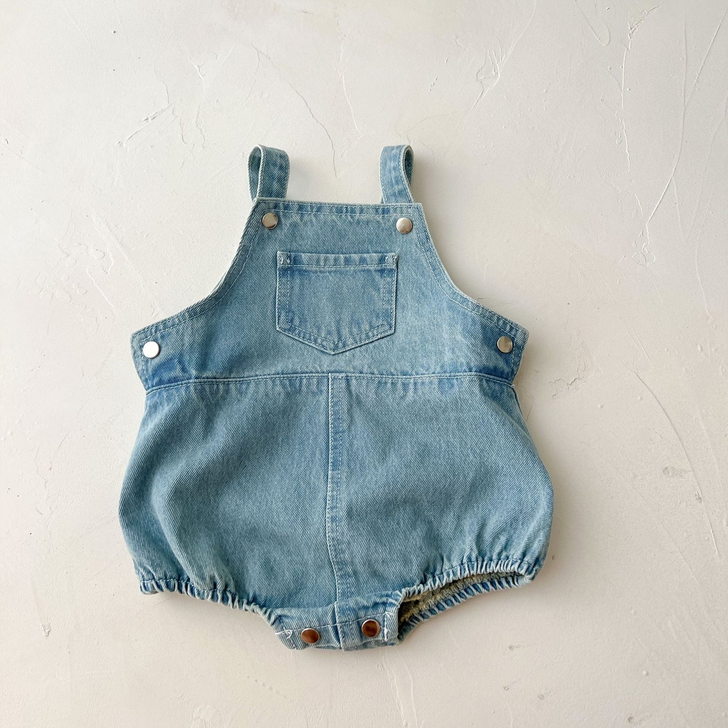 Cute Baby Pocket Overalls Denim Overalls Baby Fashion One-piece Romper 0-3T Newborn Boy Girls Clothes - AMULET RING STORE