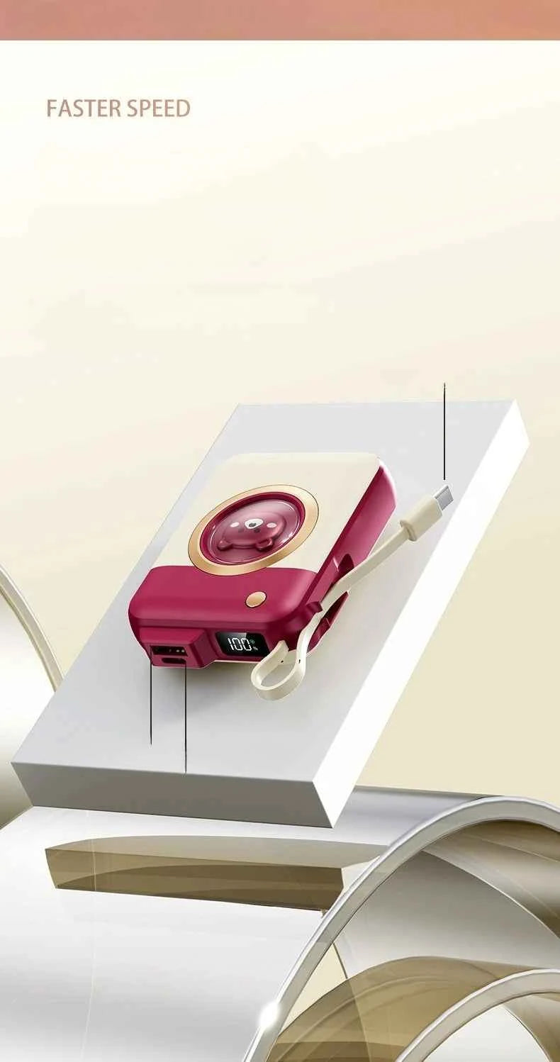 20000mAh 22.5w Fast Charging Large Capacity Mini Power Bank Portable External Battery Charger for Xiaomi Samsung Huawei