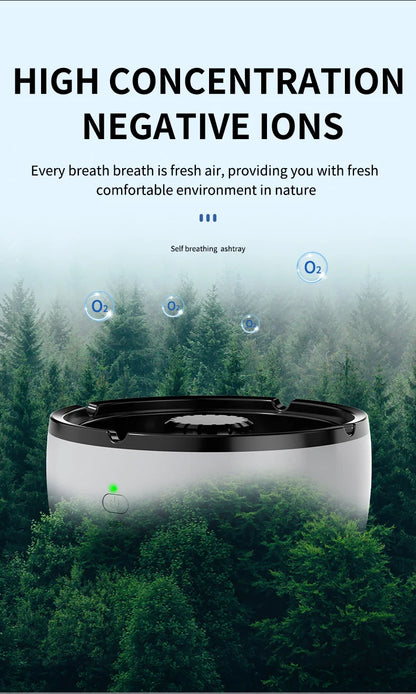 Xiaomi Youpin Air Purifier Ashtray Rechargeable Car Smoking Tank To Remove Second Hand Smoke Odor Sterile Filtration Home New Mi - AMULET RING STORE