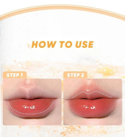 Judydoll Ice Iron Lip Glaze Lipsticks Non-Stick Cups Mirror Shine Watery Lip Lotion Metal Brush Head Makeup Cosmetics - AMULET RING STORE