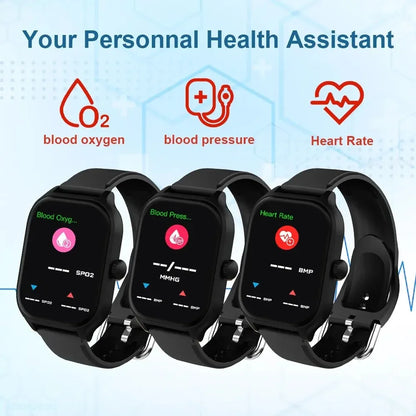 New Smart Watch Heart Rate Blood Oxygen Health Monitoring Bluetooth Call Bracelet Men Women Waterproof Sports Tracker Watches - AMULET RING STORE