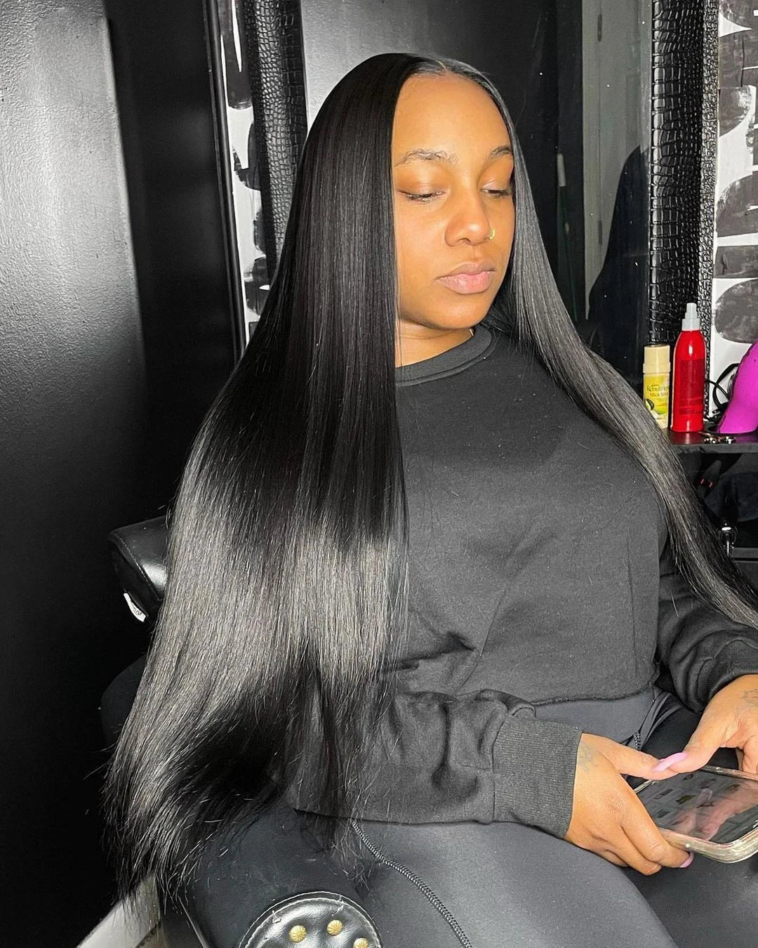 High Density 300% 40 46 Inch Deep Wave 13x6 HD Lace Front Human Hair Wig