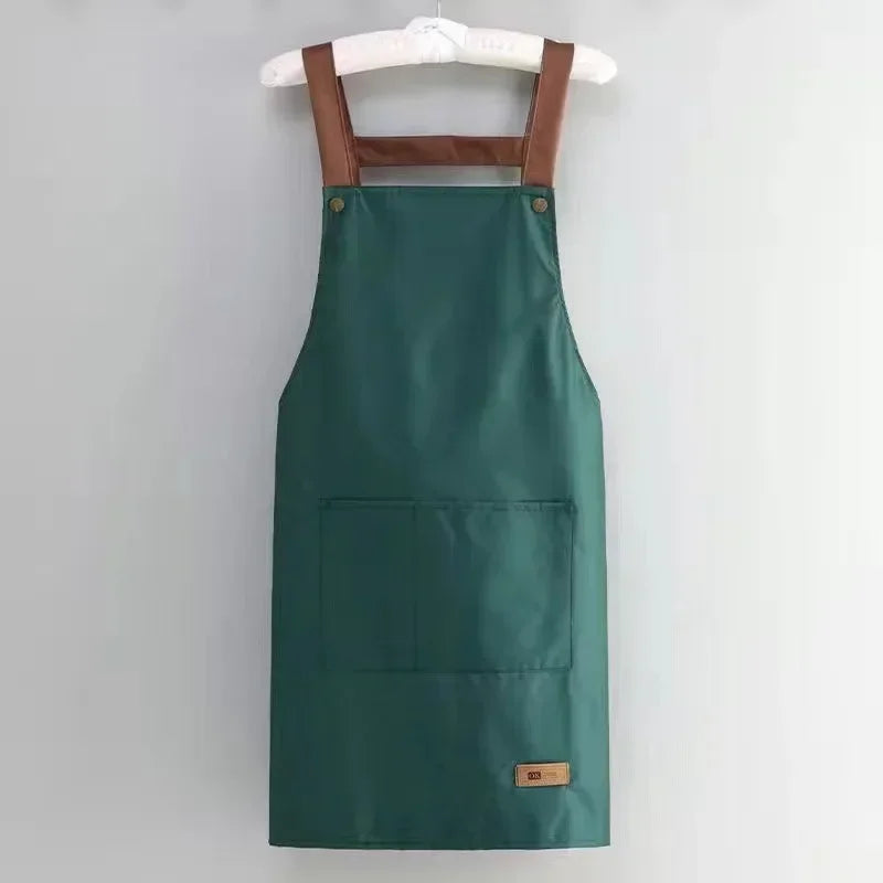Waterproof and antifouling large pocket hotel restaurant coffee shop Western food Western pastry work clothes apron - AMULET RING STORE