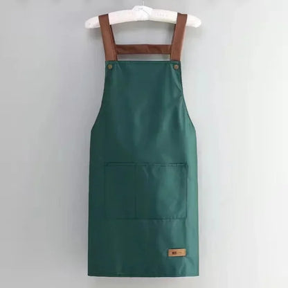 Waterproof and antifouling large pocket hotel restaurant coffee shop Western food Western pastry work clothes apron - AMULET RING STORE
