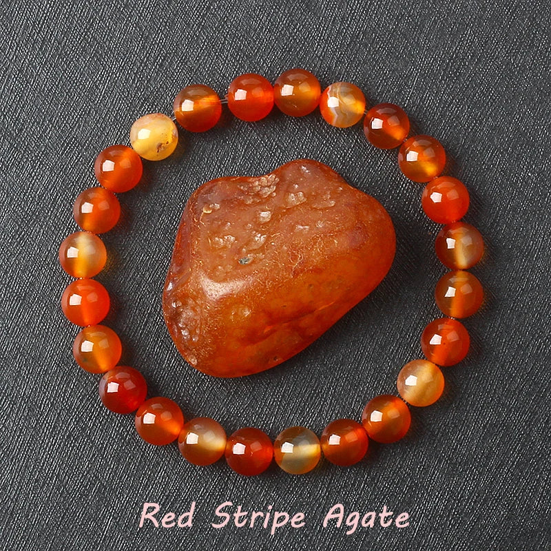 Geniune Epidote Zoisite Bead Bracelet Homme Natural Quartz Lava Tiger Eye Stone Bracelet Made of Natural Stone Jewelry for Women