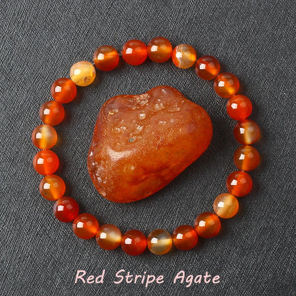 Geniune Epidote Zoisite Bead Bracelet Homme Natural Quartz Lava Tiger Eye Stone Bracelet Made of Natural Stone Jewelry for Women