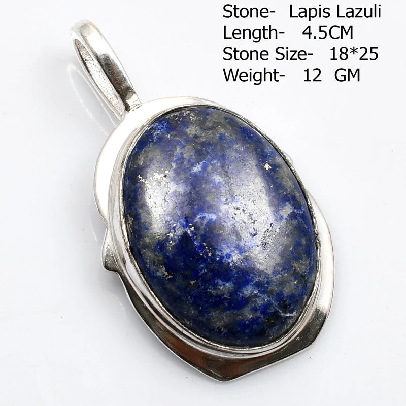 Genuine Moonstone Rose Quartz Pyrite Azurite  Pendant
