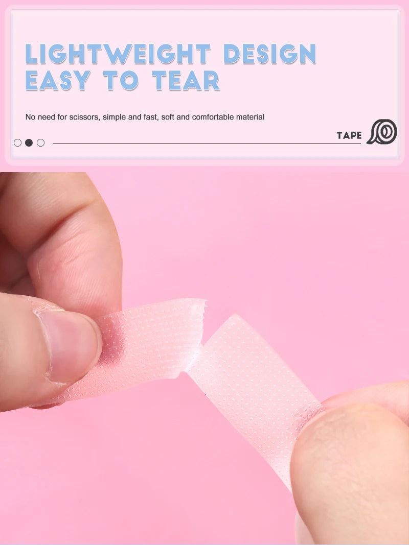 2/4PCS Micropore Eyelash Tape Lashes Lifting Tapes Under Eyes Breathable Easy To Tear Medical Tapes Eyelash Extension Supplies - AMULET RING STORE