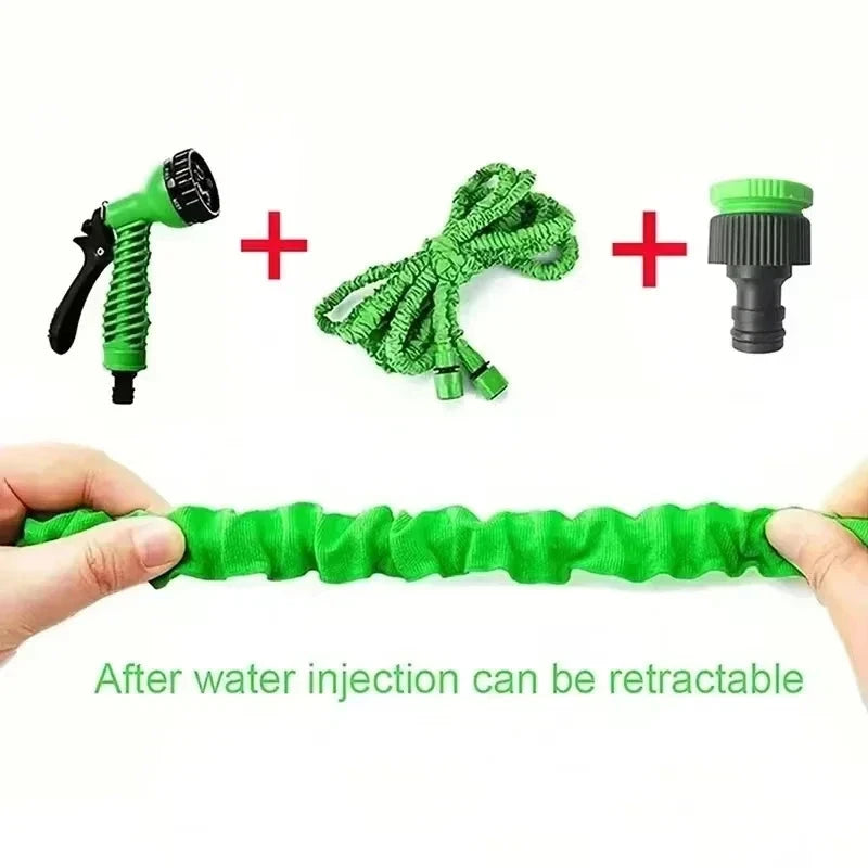 200FT Expandable High-Pressure Magic Hose 7 Water Spraying Functions Gun Durable Materials Home Garden Watering Tools - AMULET RING STORE