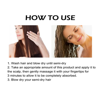 OUHOE Black Castor Oil 100% Organic Moisturize Hair Growth Serum Prevent Hair Loss Soft Bright Dense Hair Care Essential Oil