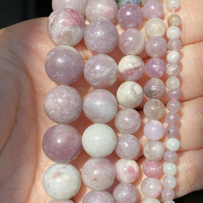 45 Styles Natural Stone Beads Amethyst Purple Jades Agate Crystal Glass Beads Jewelry Making Findings DIY Bracelet Accessories - AMULET RING STORE