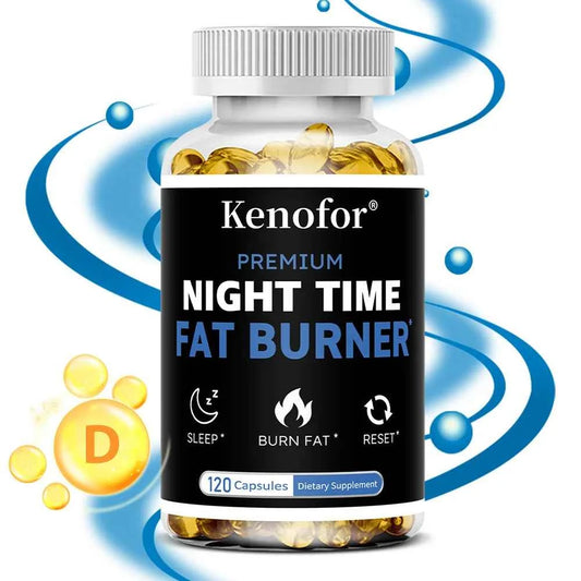 Nighttime Fat Burner Supplement - for Weight Loss, Boost Metabolism, Suppress Appetite Diet,Healthy Weight Management