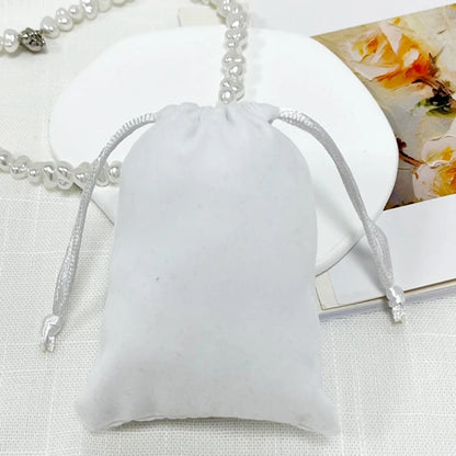 16Colors Jewelry Suede Polyster Nylon Drawstring Vevet Bag Earring Necklace Bracelet Packaging Storage Bag Gift Add Logo - AMULET RING STORE