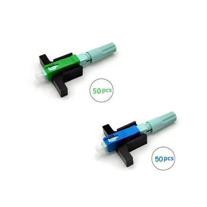 FTTH 58MM Fixed-length Block LX58 Single-Mode SC UPC APC Fast Connector FTTH Tool fiber optic connector 50,100,200pcs Lot - AMULET RING STORE