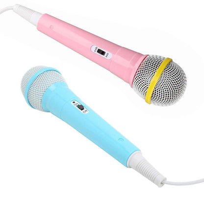 Child Singing Mic 3.5mm Plug Educational Low Distortion Clear Sound Kids Wired Microphone for Karaoke for Musical Instrument