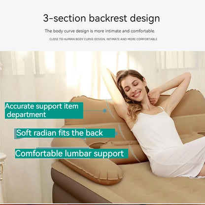 2 Persons Inflatable Mattress Indoor Outdoor Air Cushion 48cm High Bed