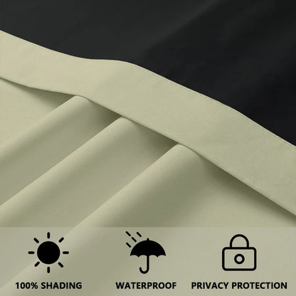 High Shade Waterproof Heat Insulation Indoor Outdoor Curtains Door Curtains Decoration Home Garden - AMULET RING STORE
