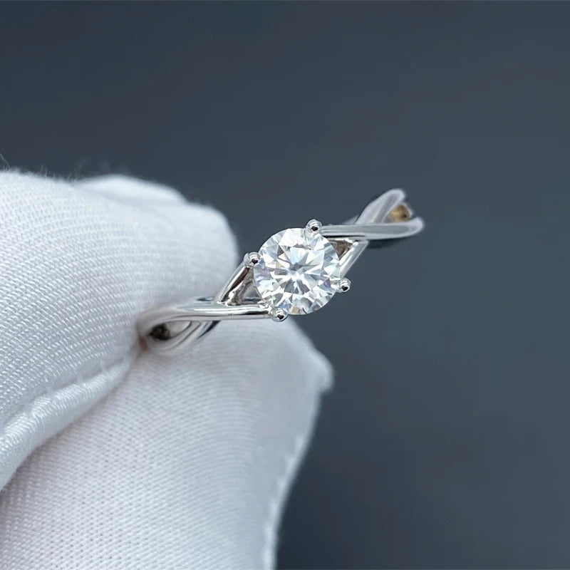 Gemstone Moissanite Amethyst Silver Ring Blue Sapphire Ring Silver 925 Jewelry Aquamarine Rings For Women Engagement Rings