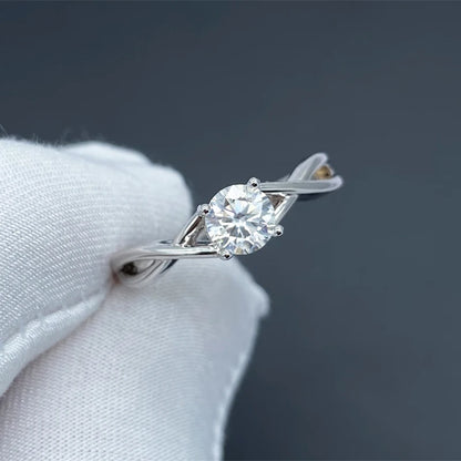 Gemstone Moissanite Amethyst Silver Ring Blue Sapphire Ring Silver 925 Jewelry Aquamarine Rings For Women Engagement Rings