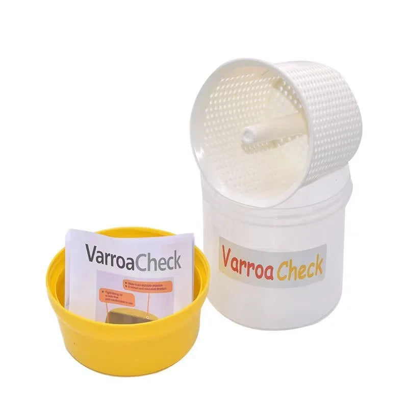 Beehive Varroa Test Varroa Shaker Comfortable To Use for Beekeeping Beekeeper Mite Measuring Beekeeper Tool - AMULET RING STORE