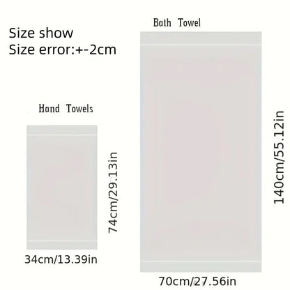 Set of 1/4/6 Bamboo Fiber Towels Sets Home Bath Towels Adults Face Towel Thick Absorbent Luxury Bathroom Towels Toalha De Praia - AMULET RING STORE