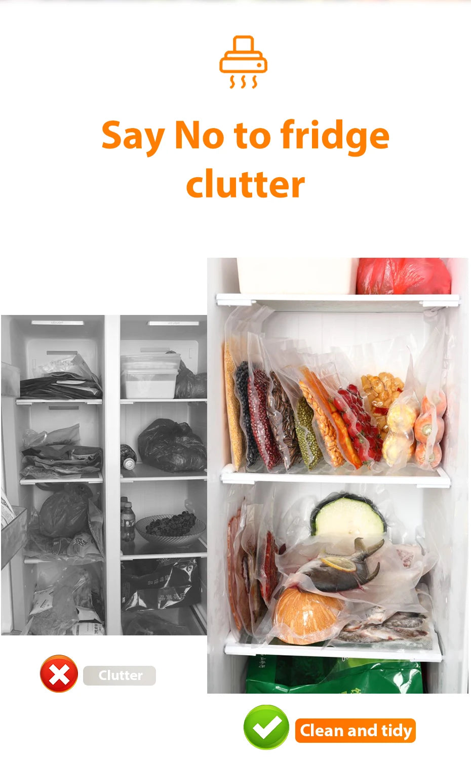 SaengQ Vacuum Sealer Machine Food Vacuum Sealer Packaging With Free 10pcs Vacuum bags Household Vacuum Food Sealing - AMULET RING STORE