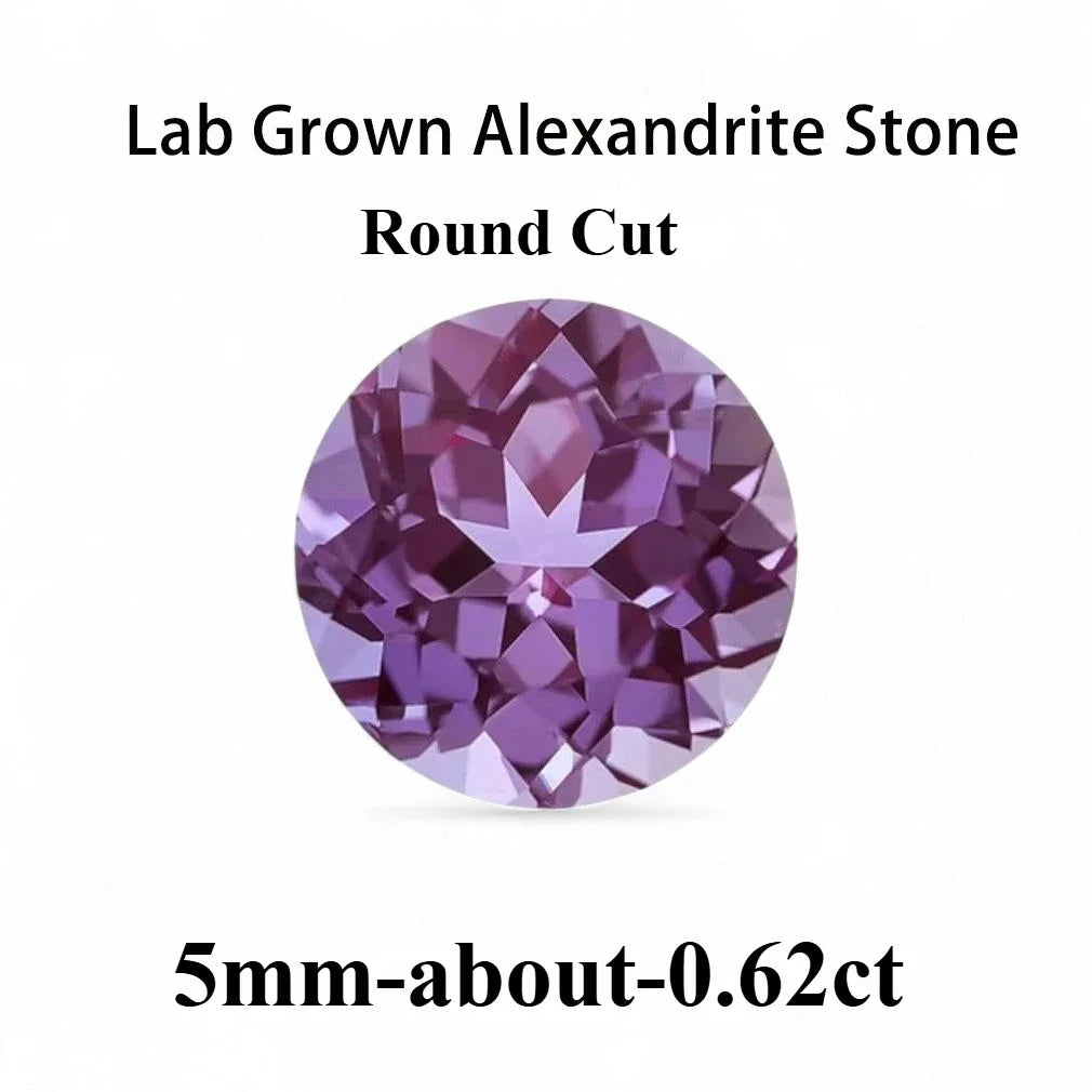 Emerald Cut Lab Grown Alexandrite AGL Certificate Loose Gemstone For Earrings Ring Jewelry Diy Making