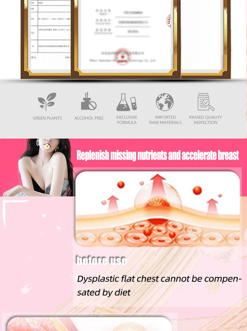 Breast Enlargement Essential Oil Chest Frming Enhancement Serum Butt Enlarge Big Bust Bigger Plump Up Growth Massage Care Cream