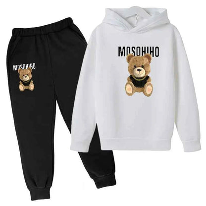 Fall/Winter 2024 Sports Kids Hoodie Set Sunshine Boys & Girls Casual Kids Top + Pants in Multiple Color Options for Ages 3-13