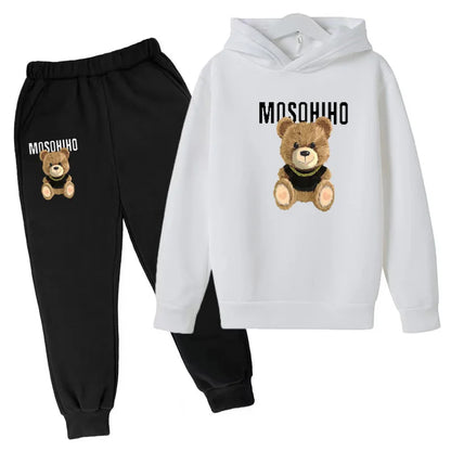 Fall/Winter 2024 Sports Kids Hoodie Set Sunshine Boys & Girls Casual Kids Top + Pants in Multiple Color Options for Ages 3-13
