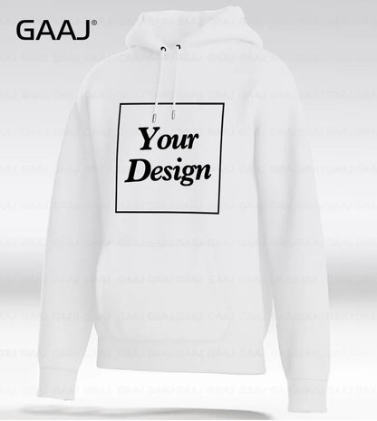 Premium Custom Cotton Hoodie Men Women,Customize Print Hoody Sweatshirt,Diy Your Own Design Photo Logo Pullover,Famliy Team Gift