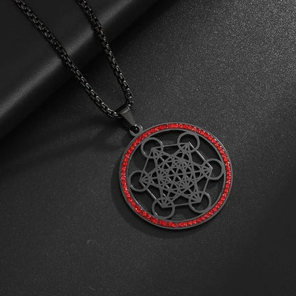 Exquisite Stainless Steel 7 Archangel Seal Necklace